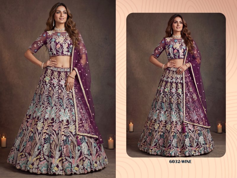Zeel Vol 38 Soft Net Sequins Embroidery Work Designer Lehenga